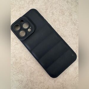 Black Puff iPhone 15 Pro Max Phone Case